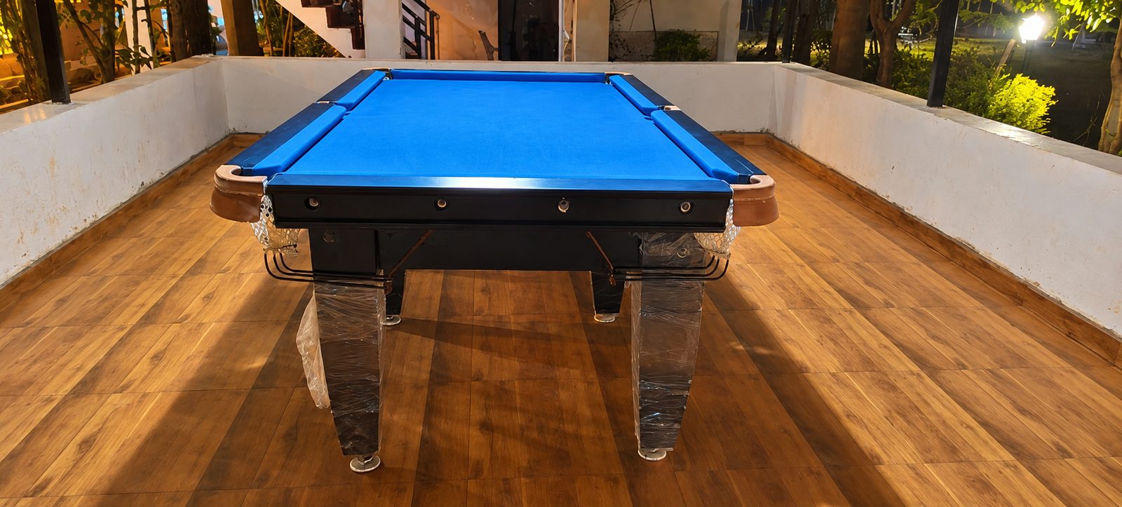 Pool table in the games room