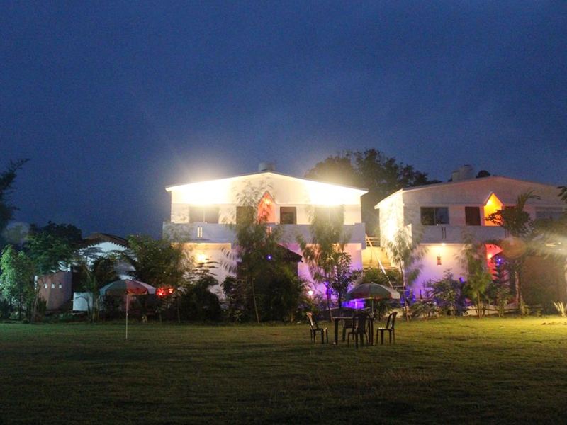 Resort at night