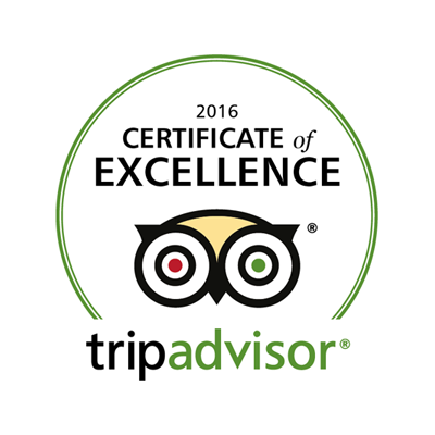 Tripadvisor Certificate of Excellence 2016